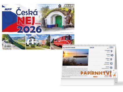 Kalendář 2026 stolní Česká NEJ… 1061641