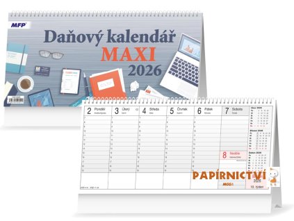 Kalendář 2026 stolní Daňový MAXI 1061646