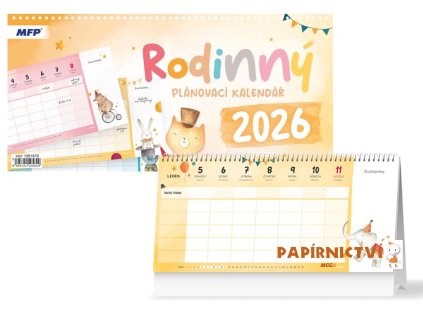 Kalendář 2026 stolní Rodinný - plánovací 1061679