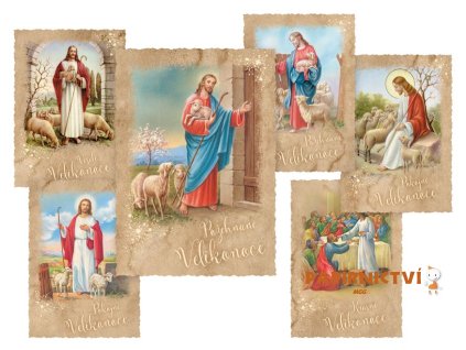 Pohlednice velikonoce 120 C výsek 1300157