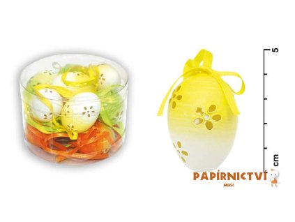 Vajíčka duhové dírky 4cm/12ks tuba S32510 2221010