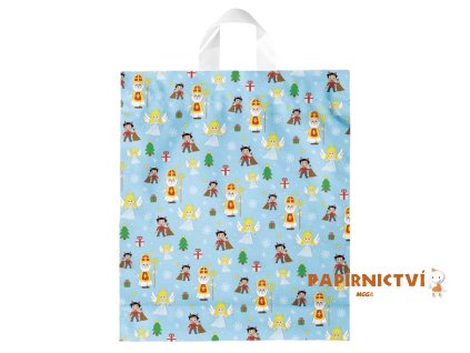 Igelitová Mikulášská taška XL vzor20 39x46x8 (s uchem) 5252742