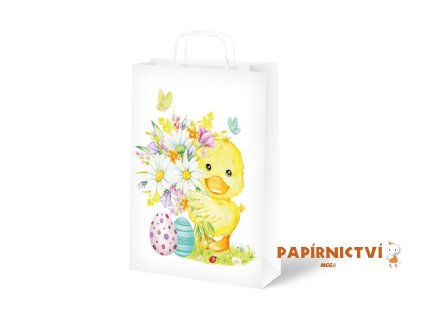 Taška MFP velikonoční papír bílý 18x24x8 5252771