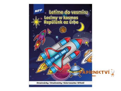 Omalovánky MFP A4 Letíme do vesmíru 210x276mm/32 5301131