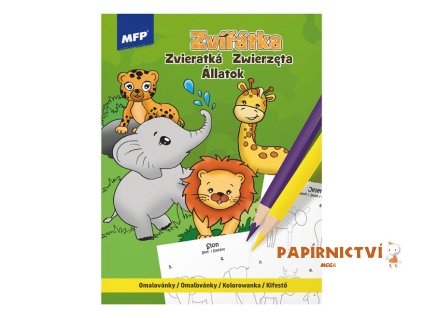 Omalovánky MFP A4 Zvířátka 210x276mm/32 5301148