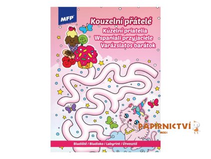 Omalovánky - Bludiště Kouzelní přátelé 210x276/32s 5301154