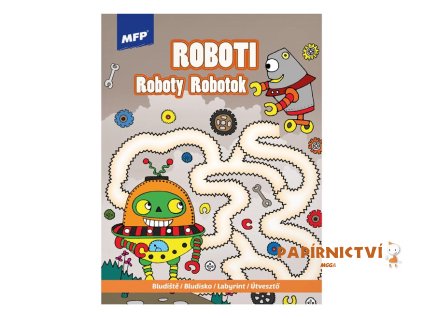 Omalovánky - Bludiště Roboti 210x276/32s 5301155
