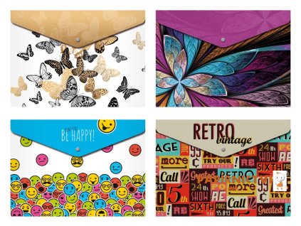 Složka M druk A4 PP potisk mix č.4 5370554