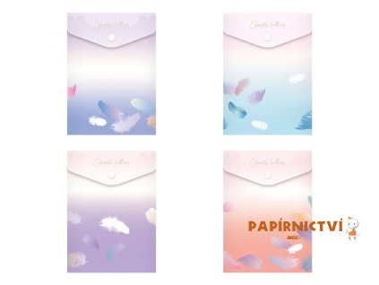 Složka M druk A6 PP potisk LUX mix č.1 pírka 5370564