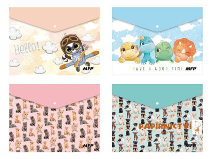 Složka M druk A5 PP potisk dětský mix č.1 5371011