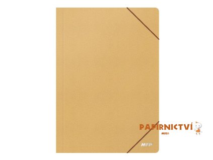 Složka M 3 klop.s gumou A4 béžová 5371168