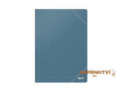 Složka M 3 klop.s gumou A4 modrá 5371169