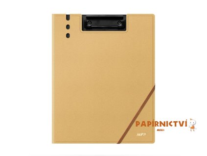 Podložka M na psaní s klopou a gumkou A4 béžová 5371176