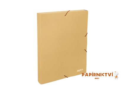 Složka M box 3cm s gumkou A4 béžová 5371180