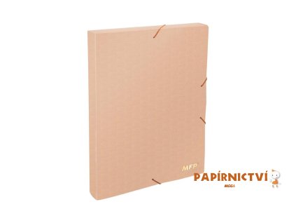 Složka M box 3cm s gumkou A4 růžová 5371182
