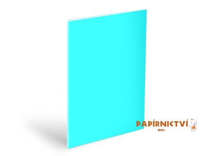 Obal na sešity A4 NEON blue, 180mic 5371261