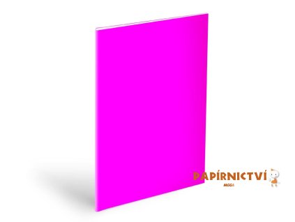 Obal na sešity A4 NEON pink, 180mic 5371262