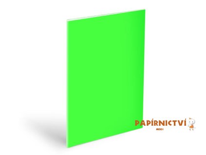 Obal na sešity A4 NEON green, 180mic 5371264