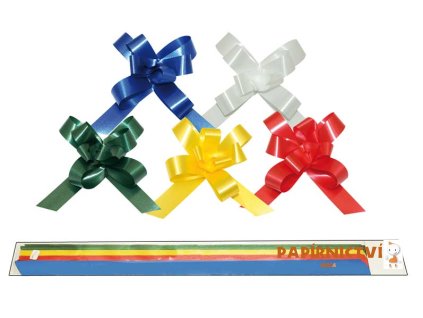 Stahovací stuha 2/50 hladká 1 základ mix 5660000