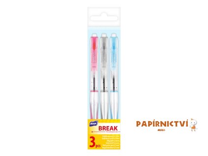 Kuličkové pero Break 3 ks v sáčku 6000974