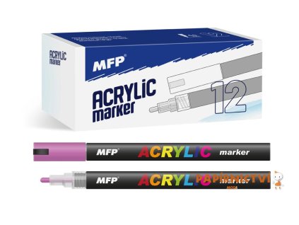 Akrylový popisovač MFP 4mm - fialový 6410825