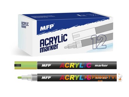 Akrylový popisovač MFP 4mm - zelený světlý 6410831