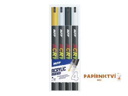 Akrylový popisovač MFP 4mm set 4ks 6410845