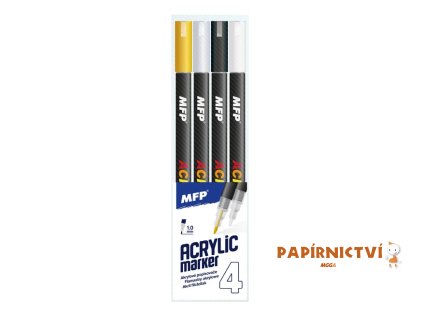 Akrylový popisovač MFP 1mm set 4ks 6410846