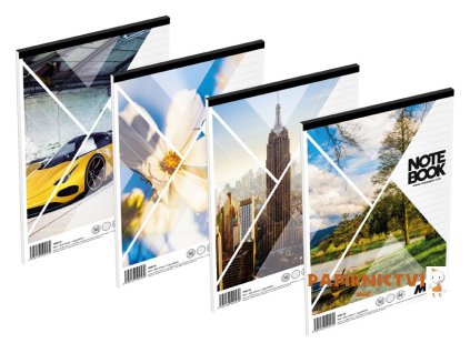 Blok trhací A4 linka, 50 listů mix 7500718