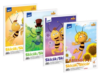 Skicák MFP A4/20 listů Včelka Mája 170g 7501454