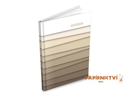 Záznamová kniha A5 MFP 100l/linka ZL5104 7501501