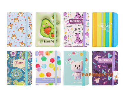 Blok s gumkou A7 80 listů mix č.6 linka 7501622