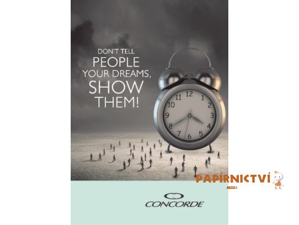 Záznamní kniha CONCORDE A5 linka 8mm, 100 listů A64101