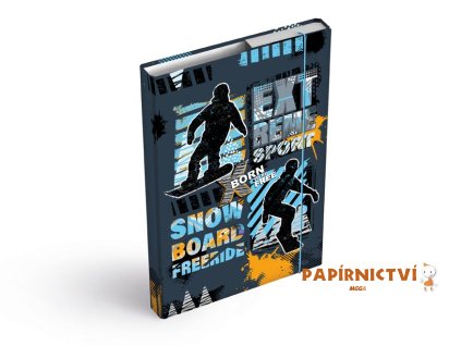 Desky na sešity MFP box A5 Snowboard 8020936