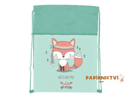 Sáček na přezůvky Fox 32x42,5cm 8040910