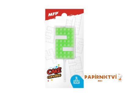 Dortová svíčka MFP blok č. 2 zelená 8800093