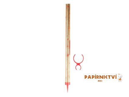 Fontána párty 25cm + držák na láhev - 1ks - zlatá 8800129