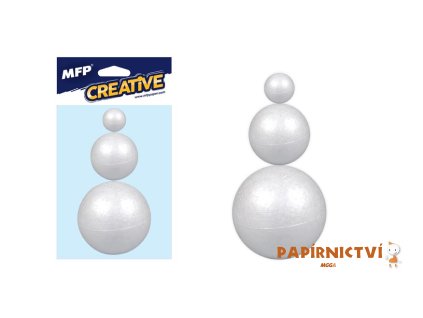 Koule set 2, 4, 6cm/3ks polystyren 8885503