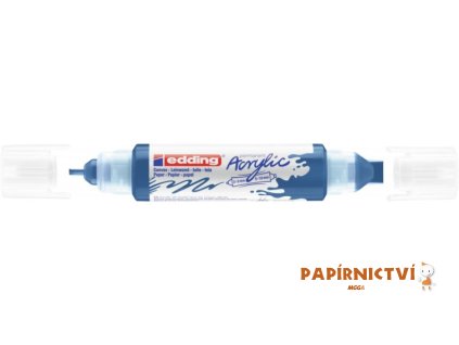 Akrylový popisovač e-5400 3D, enziánová modř 903