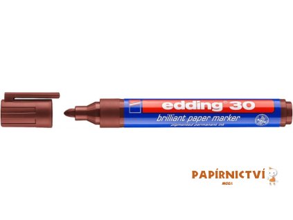 Fix EDDING 30, hnědý (007)