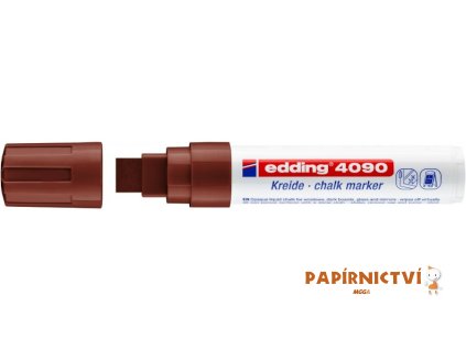 Křídový popisovač EDDING 4090 - hnědý