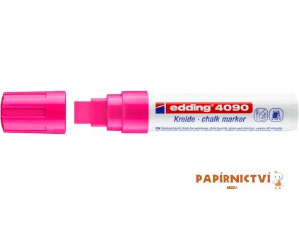 Křídový popisovač EDDING 4090 - neonový růžový