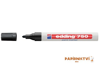 Lakový popisovač EDDING 750 - černý