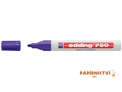 Lakový popisovač EDDING 750 - fialový