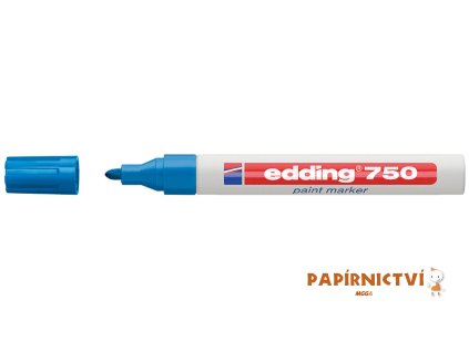 Lakový popisovač EDDING 750 - světle modrý