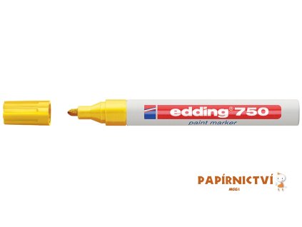 Lakový popisovač EDDING 750 - žlutý