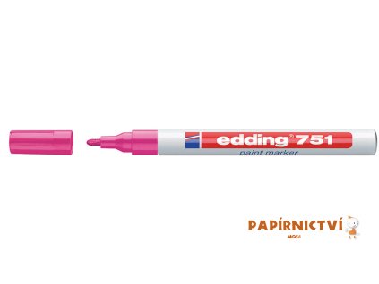 Lakový popisovač EDDING 751 - růžový