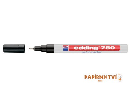 Lakový popisovač EDDING 780 - černý