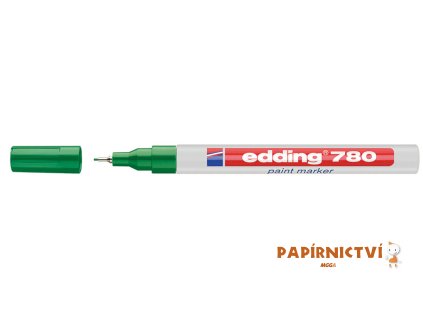 Lakový popisovač EDDING 780 - zelený