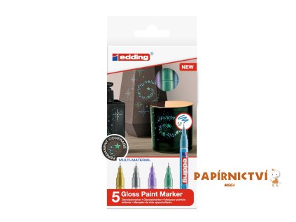Lakový popisovač EDDING 780/5S, metalické barvy